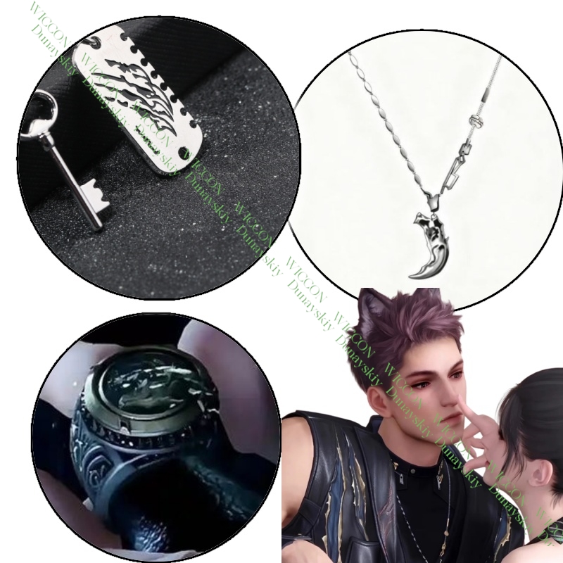 Cosplay Prop - Maska Wilka Valko Ao Yin z