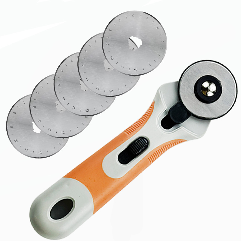 Craft Knife Set - Obcinak rotacyjny 45 mm, nóż rolkowy