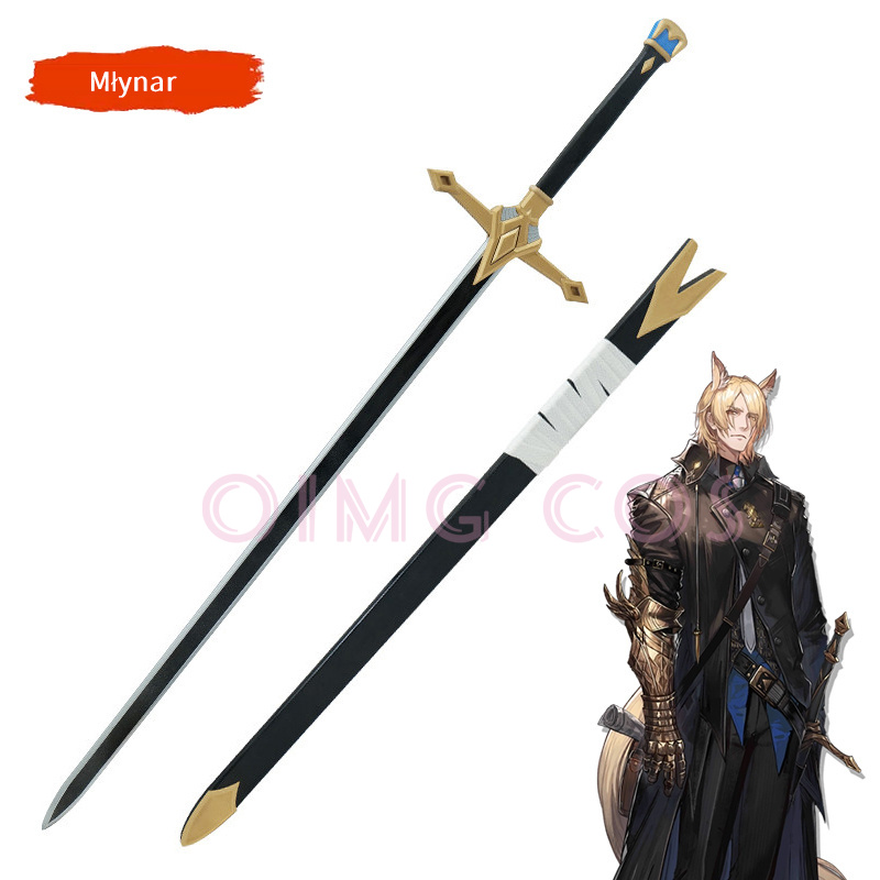 Cosplay Prop Dagger - Arknights Mlynar - Rekwizyty do Cosplayu,