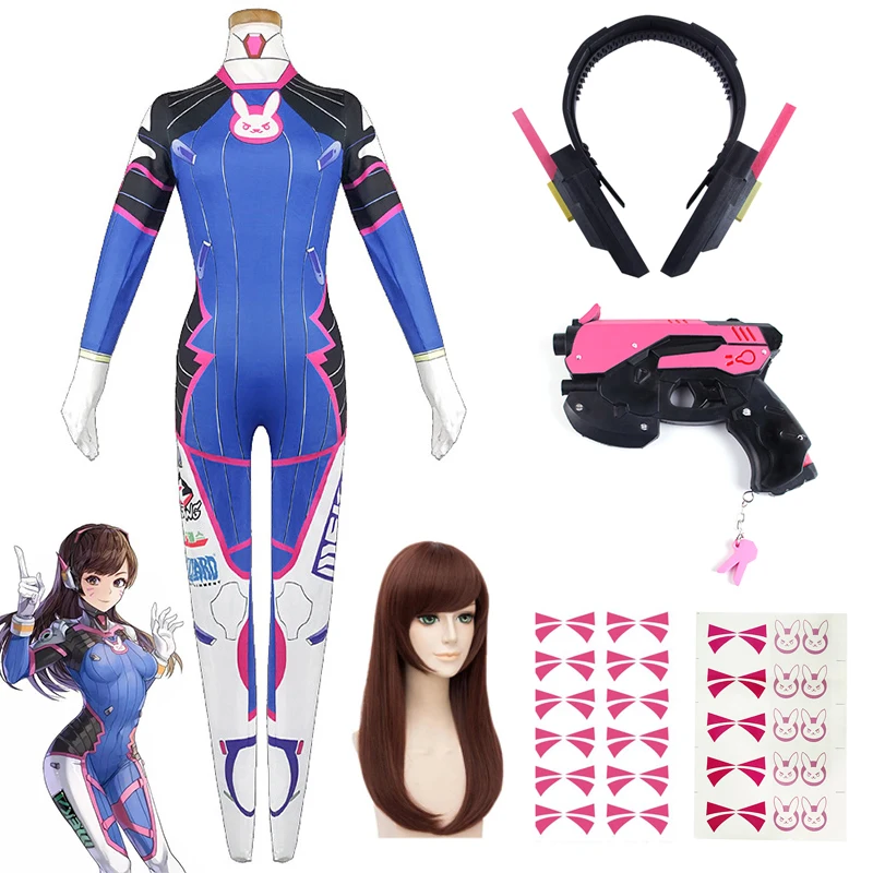 Cosplay Prop Pistol - Gra Overwatch Dva Cosplay kostiumy rajstopy