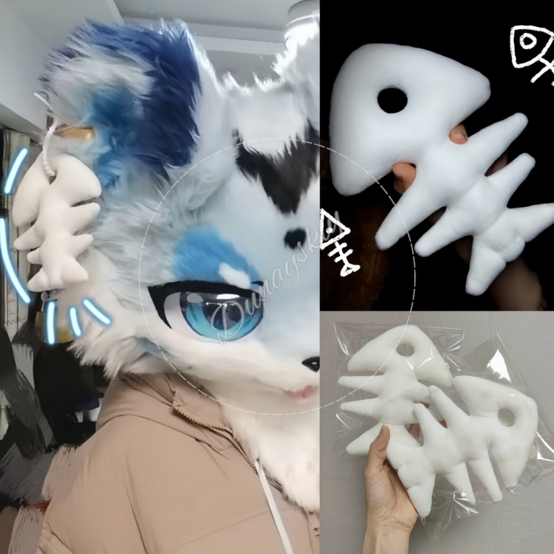 Pluszowy brelok w kształcie ry – Fishbones Cosplay Prop recenzja i cena