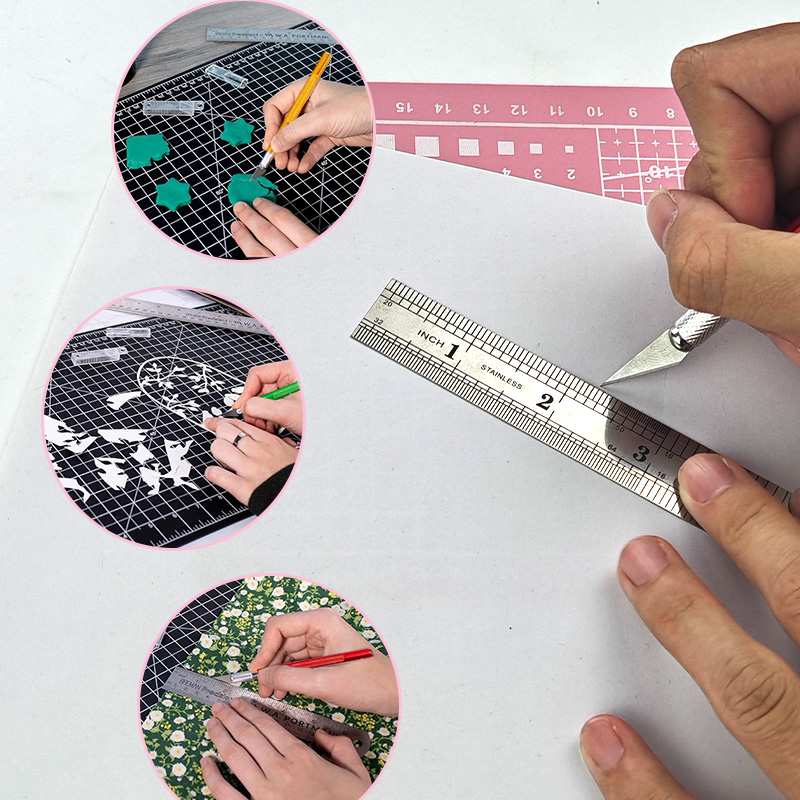 Zestaw mat do cięcia A4 z PVC, – Craft Knife Set recenzja i cena