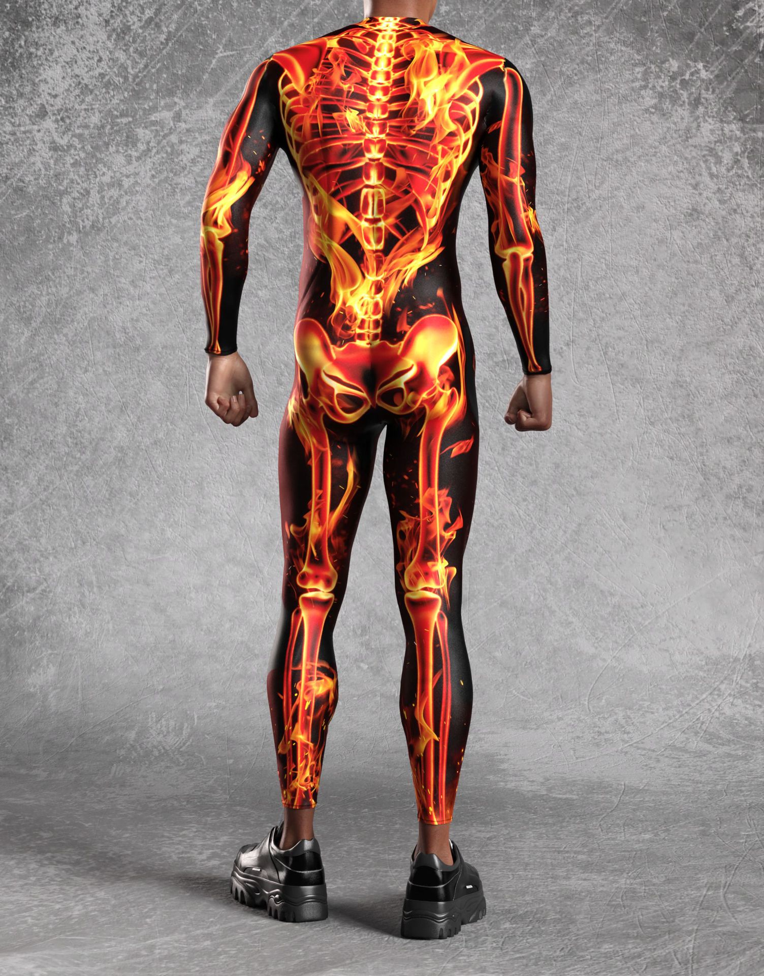 Mężczyźni płomień czaszka impr – Cosplay Flame Prop recenzja i cena