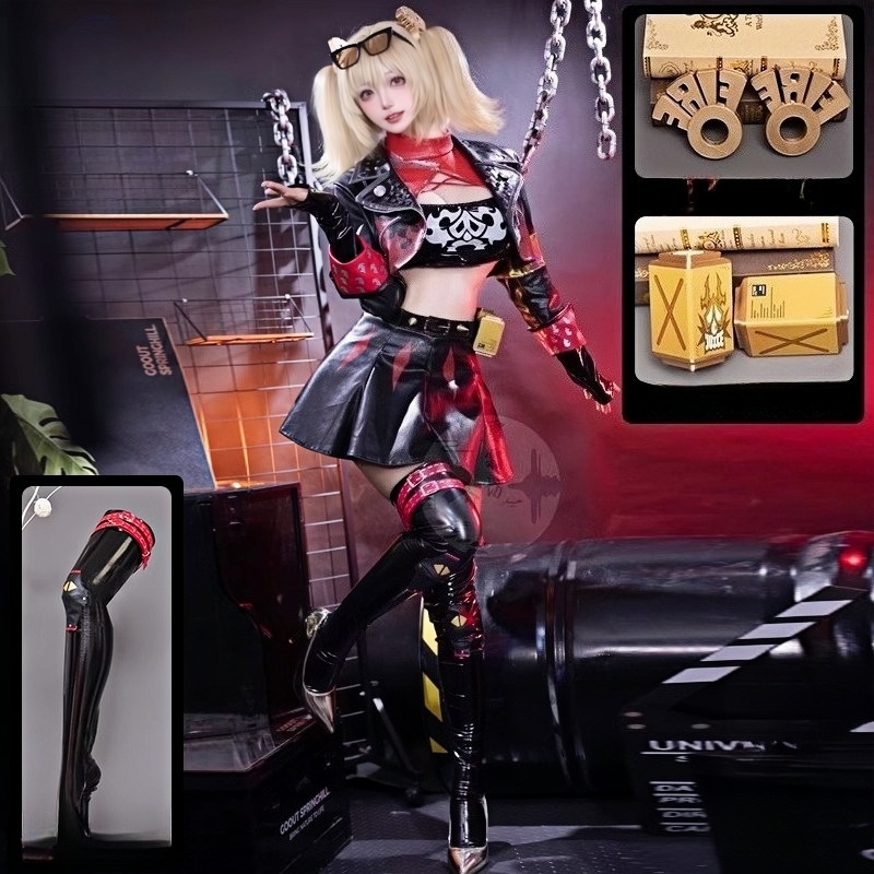 Kostium Cosplay Zenless Zone Z – Burnice Cosplay Prop recenzja i cena