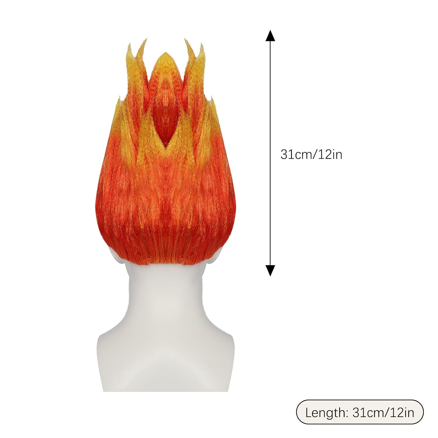 Peruka w odcieniu ombre pomara – Cosplay Flame Prop recenzja i cena