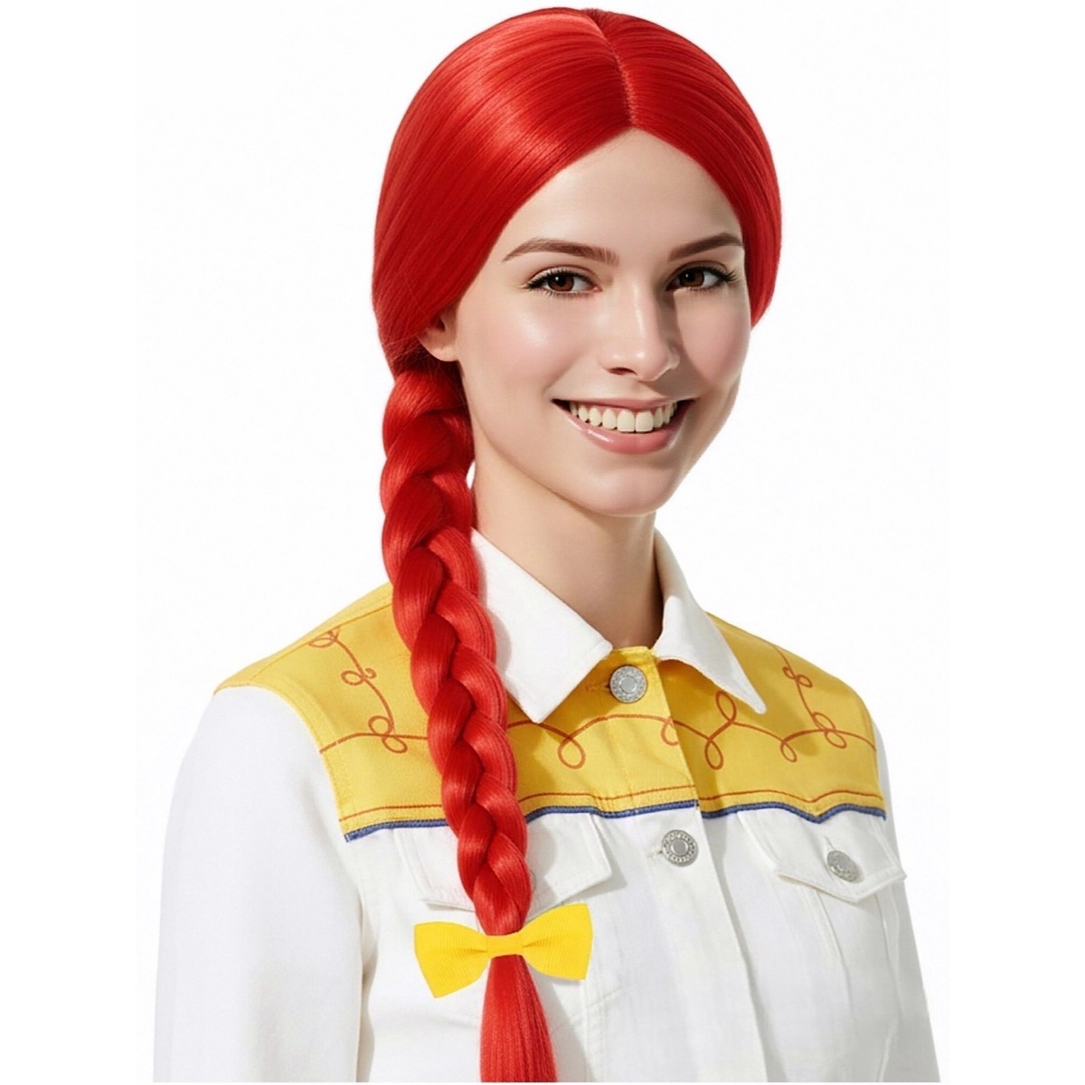 Jasnoczerwona peruka syntetycz – Cosplay Prop Bow recenzja i cena