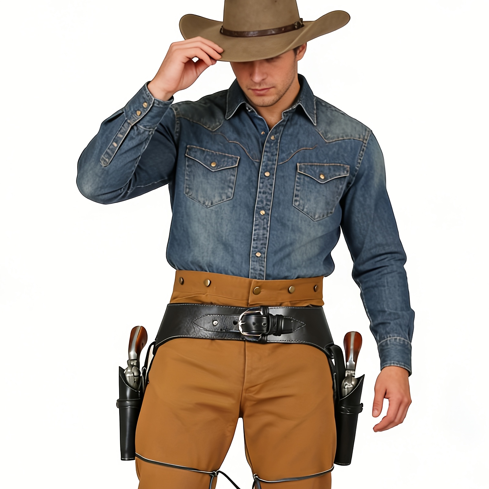 Stylizowana na vintage kowbojs – Cosplay Prop Pistol recenzja i cena
